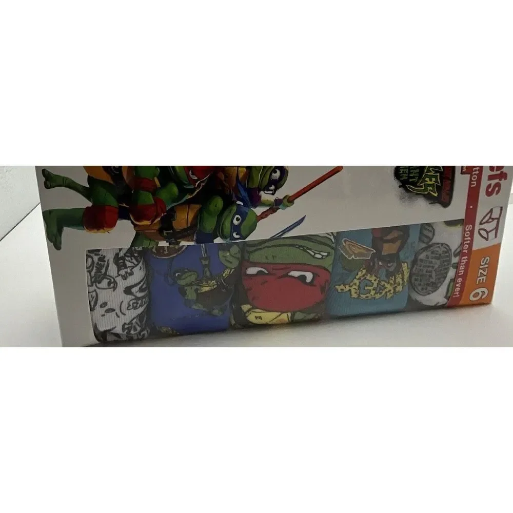 New Boys‎ Teenage Mutant Ninja Turtles 5 Pack Briefs Size 6-Handcraft